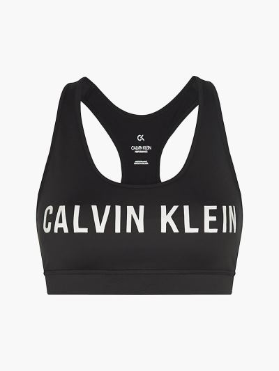Calvin Klein Ruhák HU107406 | Calvin Klein Medium Impact Női Sportmelltartó Fekete